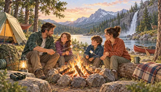 Illustration: Camping Word Search