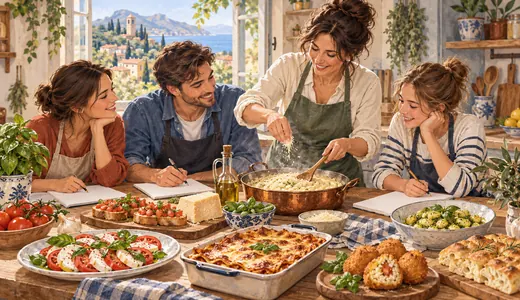 Illustrazione: Crucipuzzle Cucina italiana