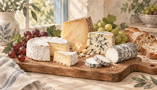 Illustration: Mots Mêlés Les fromages