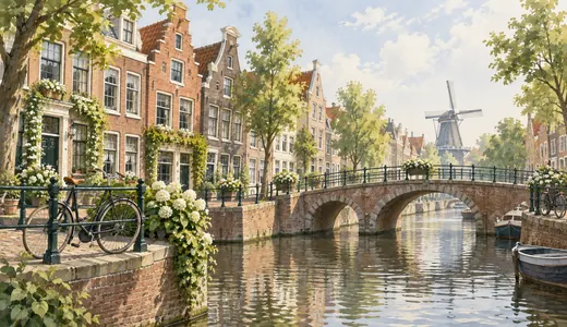 Illustratie: Nederlandse steden Woordzoeker