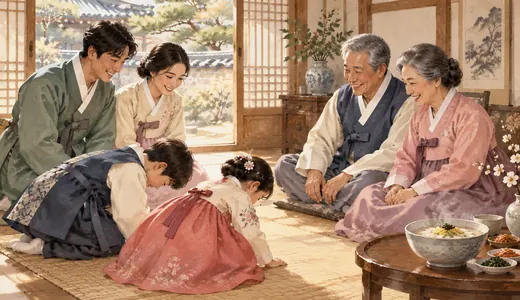 삽화: 설날 낱말찾기