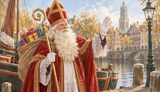 Illustratie: Sinterklaas Woordzoeker