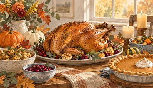 Illustration: Thanksgiving Word Search