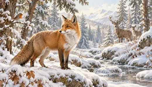 Tiere im Winter